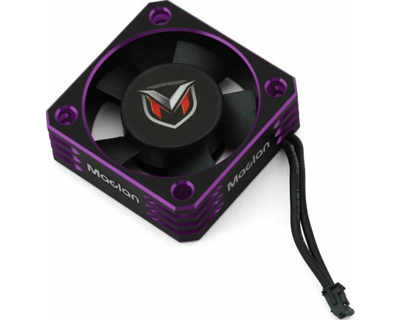 30mm Aluminum V2 Hurricane Hv Fan (Black/Purple) photo
