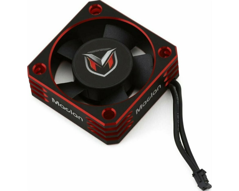 30mm Aluminum V2 Hurricane Hv Fan (Black/Red) photo