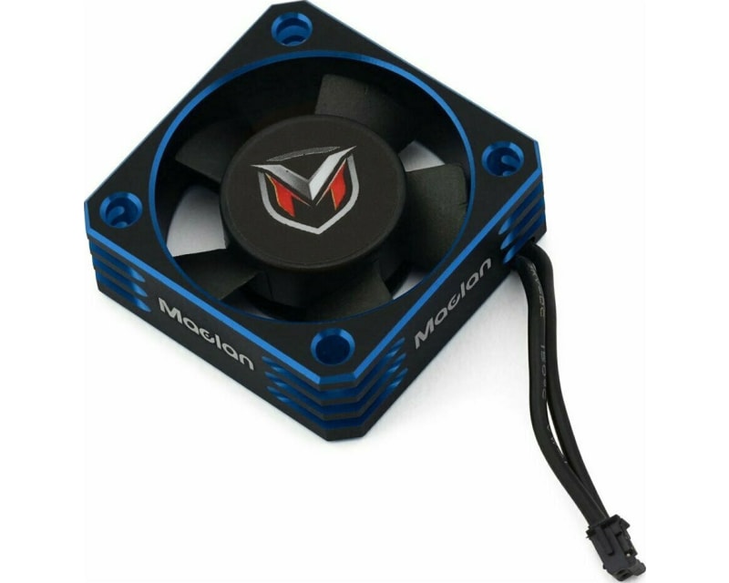 30mm Aluminum V2 Hurricane Hv Fan (Black/Blue) photo