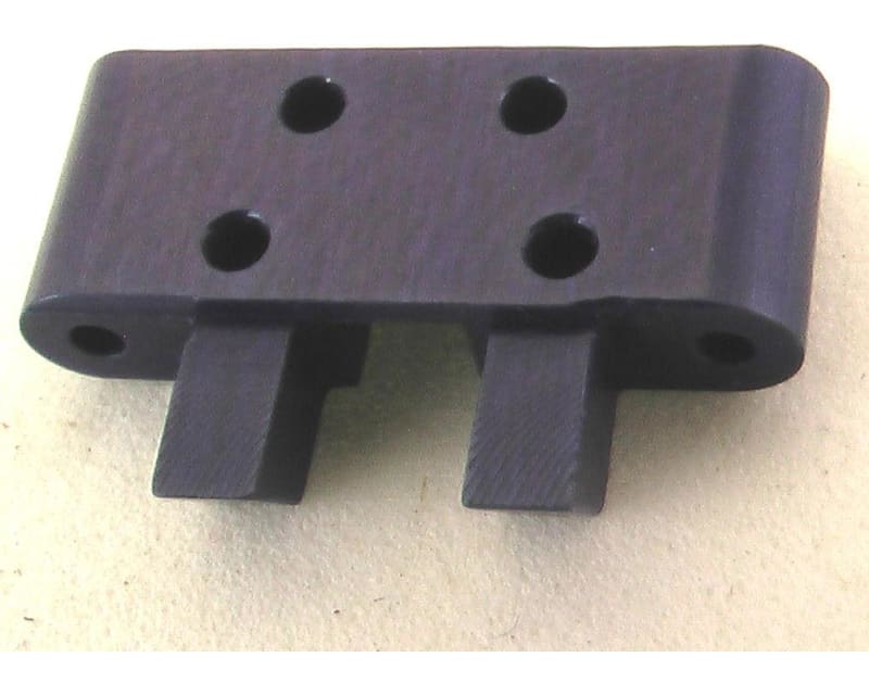 Tap to zoom Aluminum Front Lower Arm Mount (Blue) - Losi 1/36 Micro-T