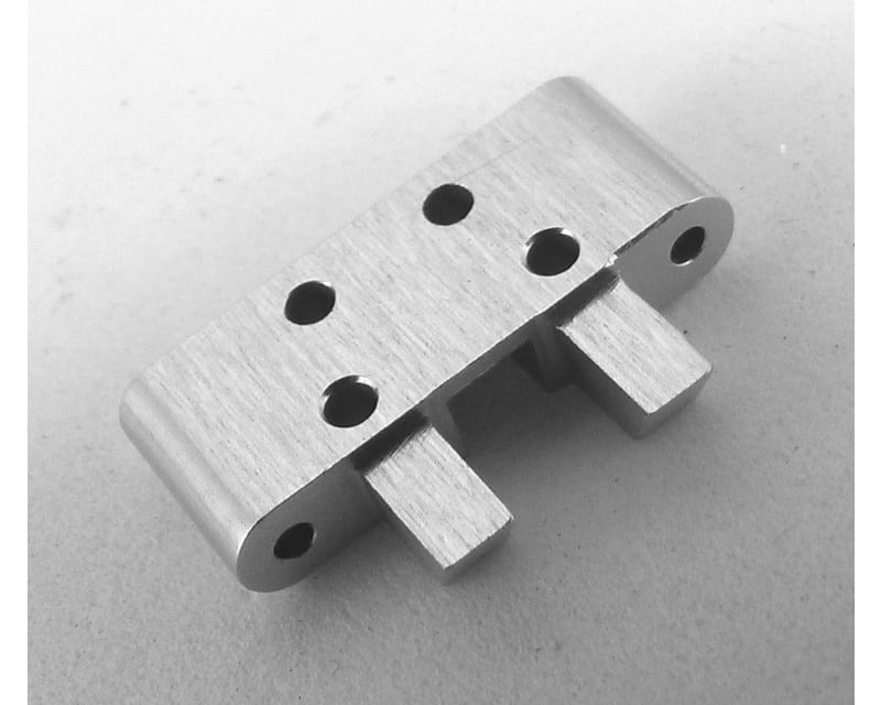 Tap to zoom discontinued Aluminum Front Lower Arm Mount (Silver) - Losi 1/36