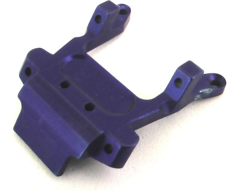 Tap to zoom Aluminum Front Bulkhead (Blue) - Losi 1/36 Micro-T
