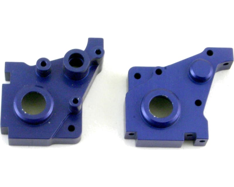 Tap to zoom Aluminum Rear Gearbox (Blue) - Losi 1/36 Micro-T