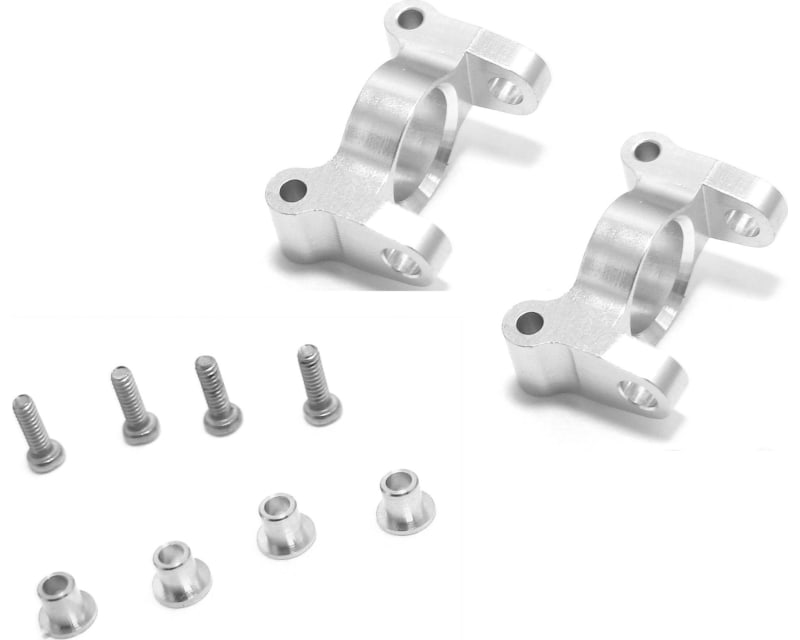 Tap to zoom discontinued Aluminum Front Caster Blocks C-Hubs - Losi 1/24 Mic