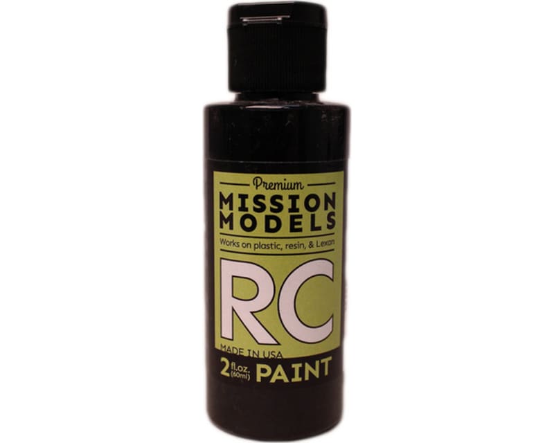 Black Water-Based RC Airbrush Paint 2oz photo
