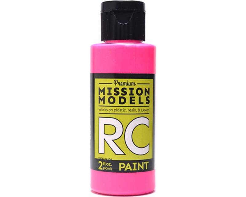 Fluorescent Racing Pink Water-Based Rc Airbrush Paint 2oz photo