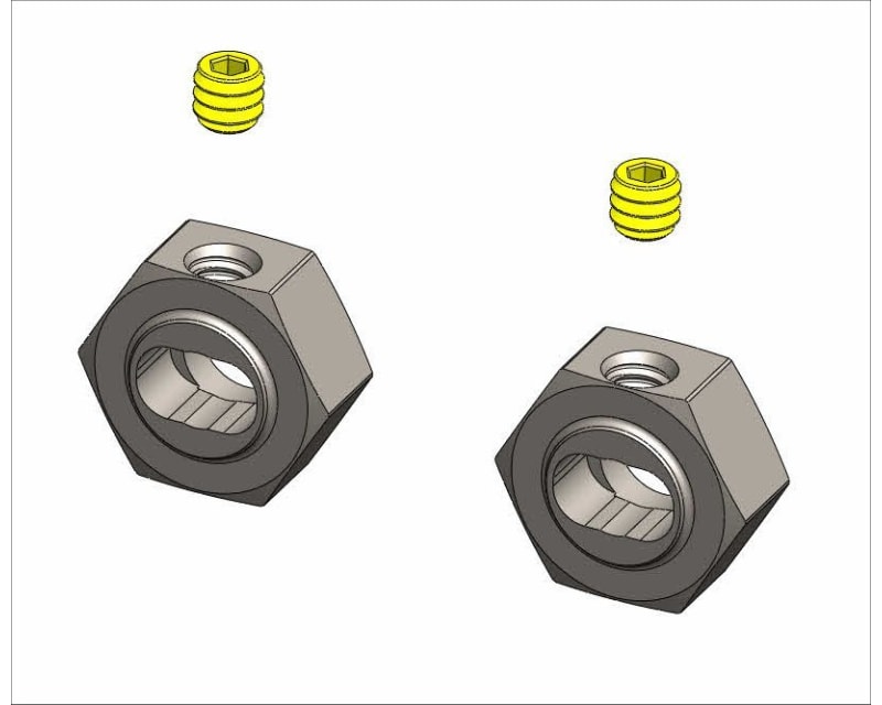 12mm Hex Adapter Keyed X-Duty CVD (Tm) Tra (2)