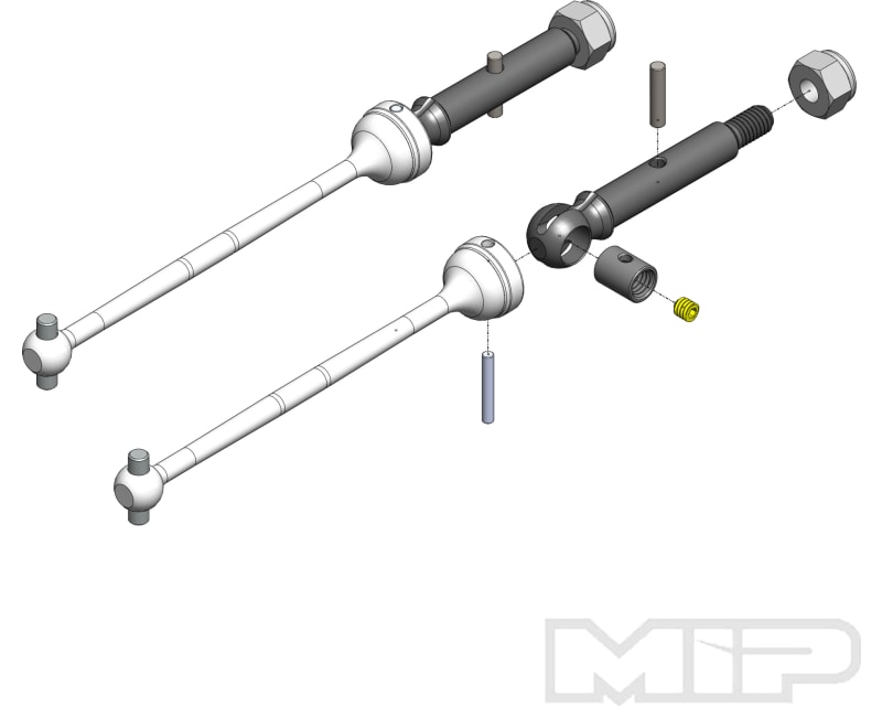 MIP Shiny CVD Kit Losi Mini-T 2.0