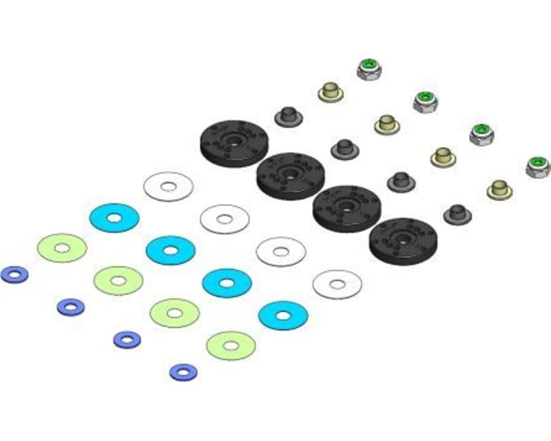 MIP Bypass1 Hi-Flow Pistons 6-Hole X 1.3mm 1/8th Scale