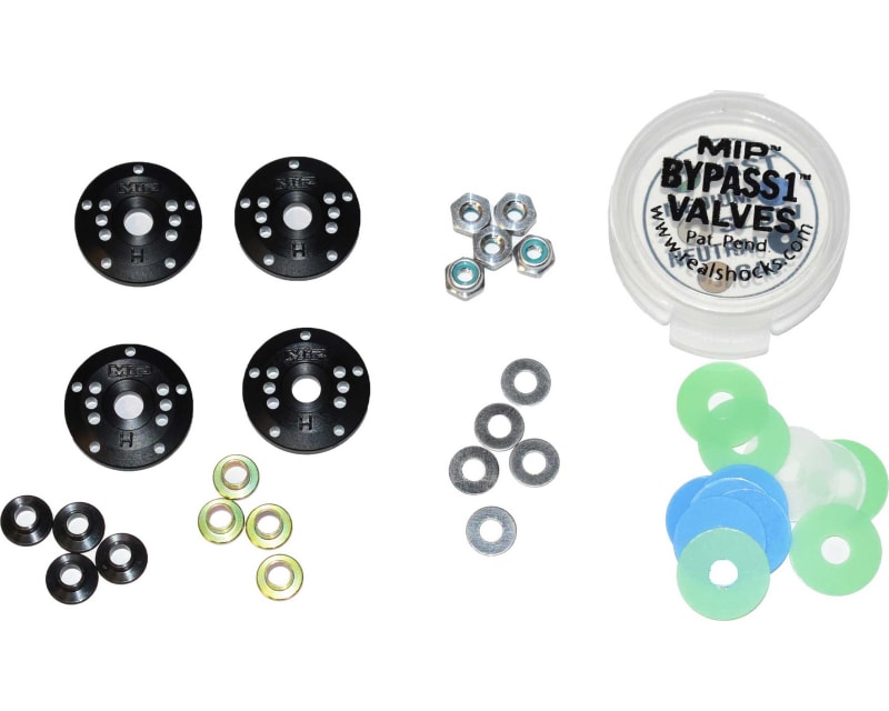 Bypass1? Tapered Hi-Flow Piston Kit 5-Hole x 1.3mm 1/8th Scale