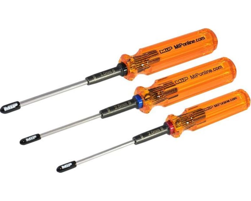 Hex Driver Ball Wrench Set Gen 2 Metric 3 2.0mm 2.5mm & 3.0mm