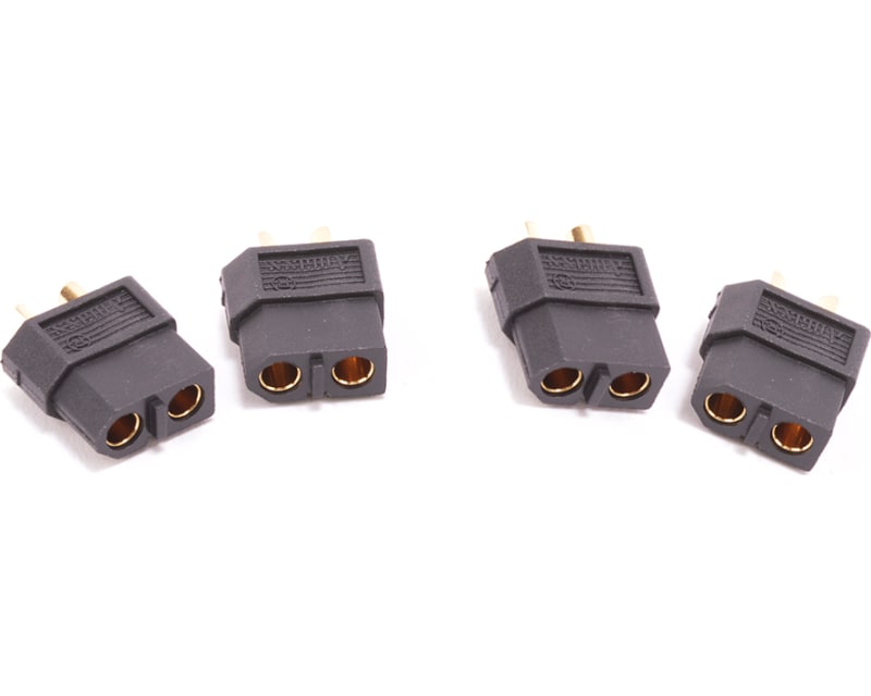 XT60 Plug Female Only Black - 4 pieces
