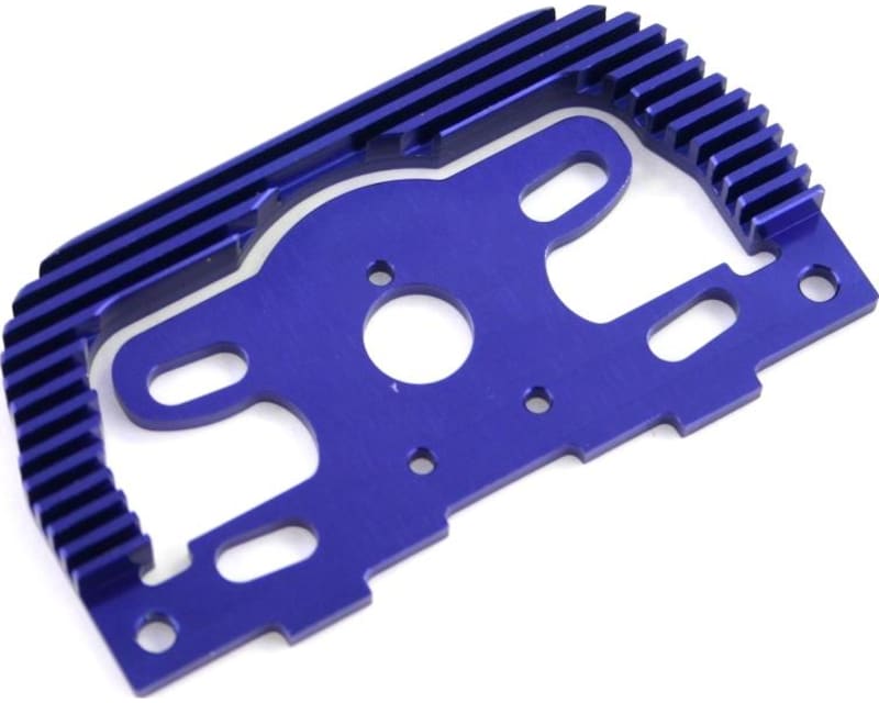 Blue Aluminum Heat Sink Motor Plate