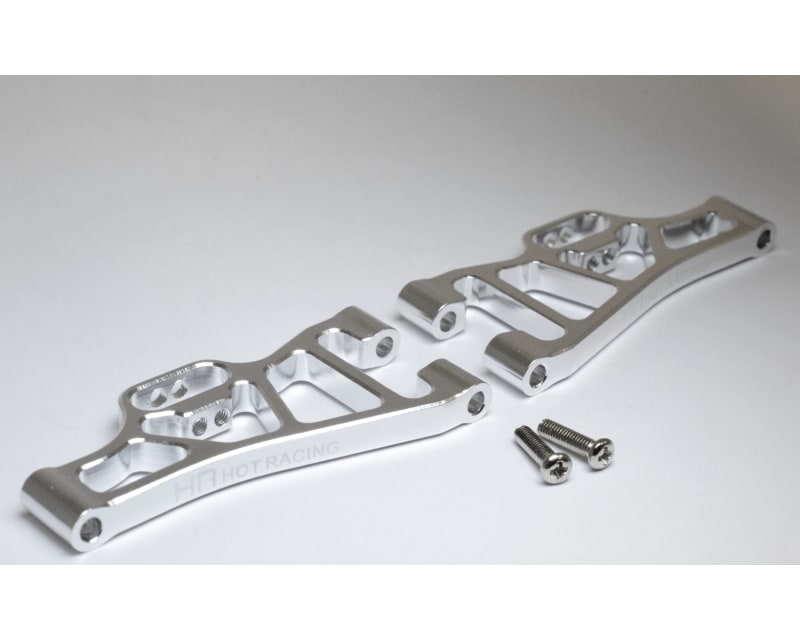Aluminum Lower Suspension Arms (2)(Silver) - Losi Mini LST