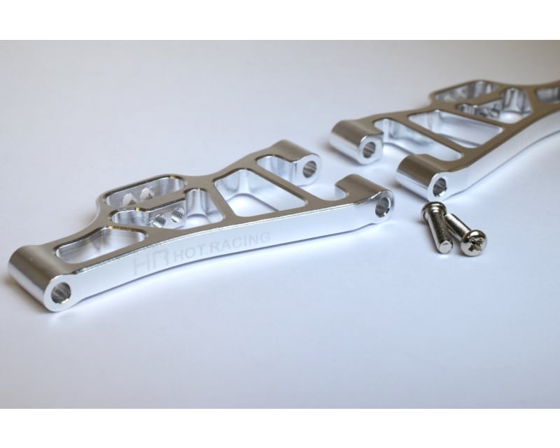 Aluminum Lower Suspension Arms (2)(Silver) - Losi Mini LST