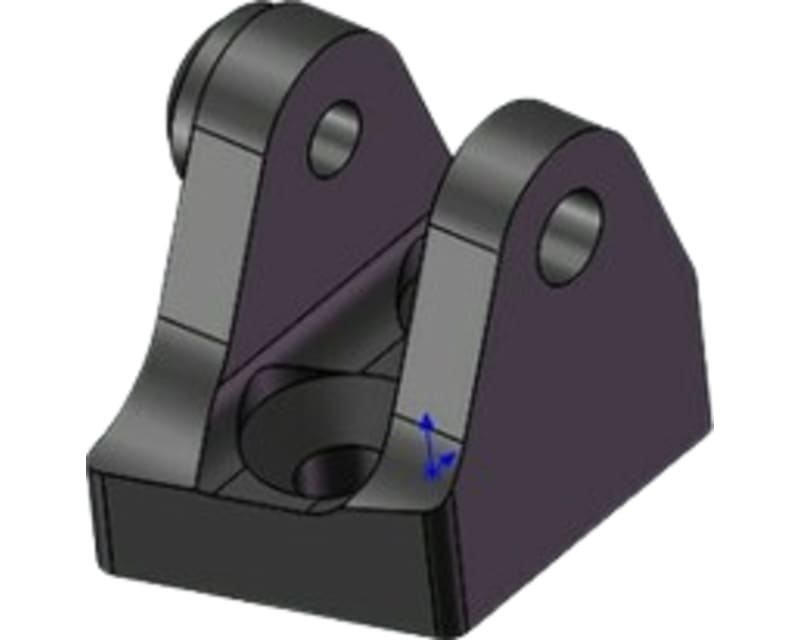 Aluminum Lower Link Mount : Mini LMT
