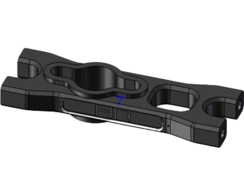 Aluminum CB Body Lock Plate : Mini LMT