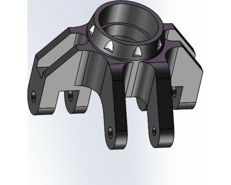 Aluminum Steering Spindle Hd Bearings Mini LMT