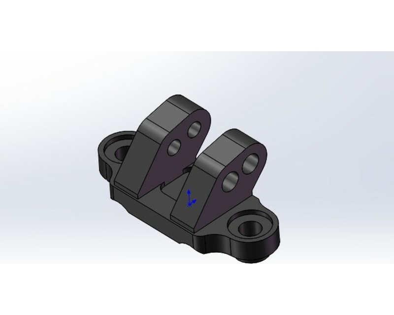 Aluminum Lower Shock Mount Losi Mini LMT