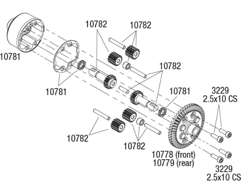 Sliper Differential for Mini Maxx XRT