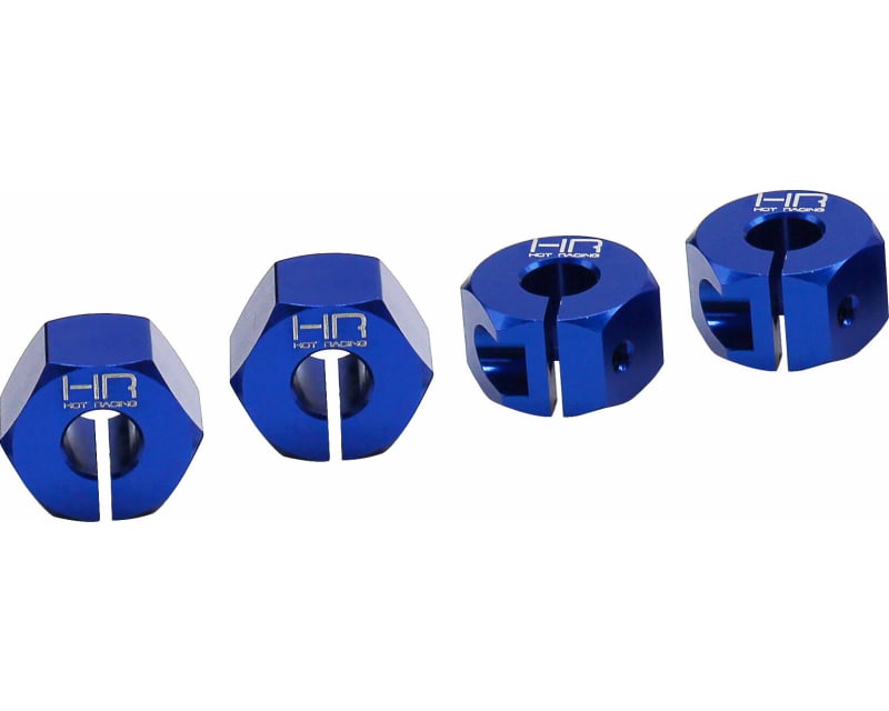 Blue Aluminum 12mm Wheel Hex TRA Mini Max