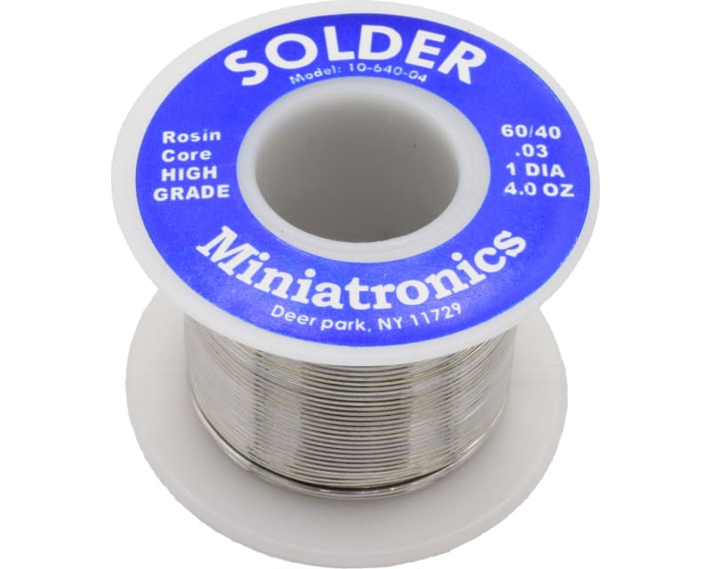 Tap to zoom Rosin Core Solder 60/40 Sn-Pb 0.03in 4oz