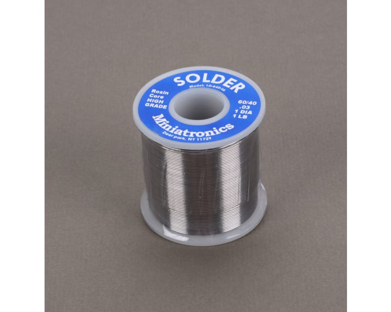 Rosin Core Solder 60/40 1 Pound (450 Grams)