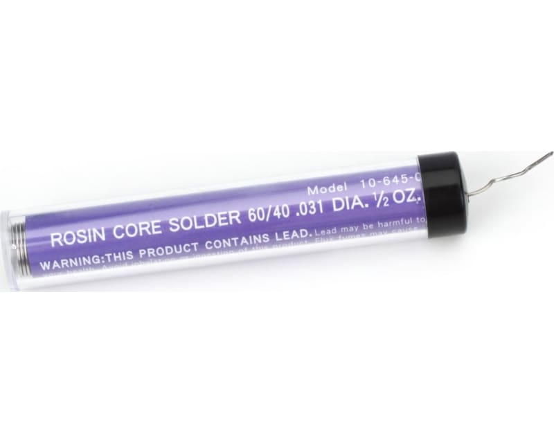Tap to zoom Rosin Core Solder 60/40 1/2 Oz