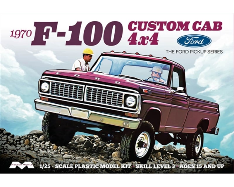 1/25 1970 F0RD F-100 Custom Cab 4x4