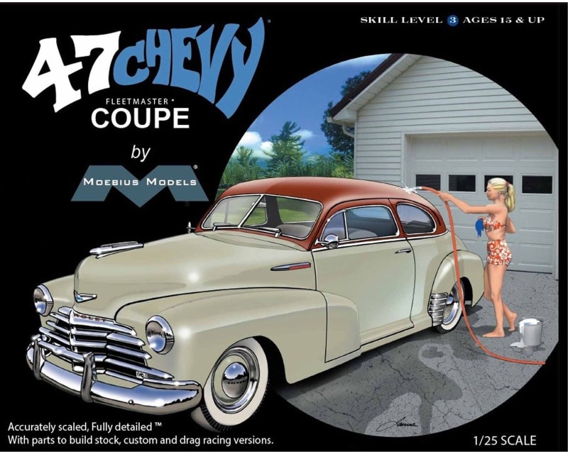 1947 Chevy Coupe 1/25 Scale Model Kit photo