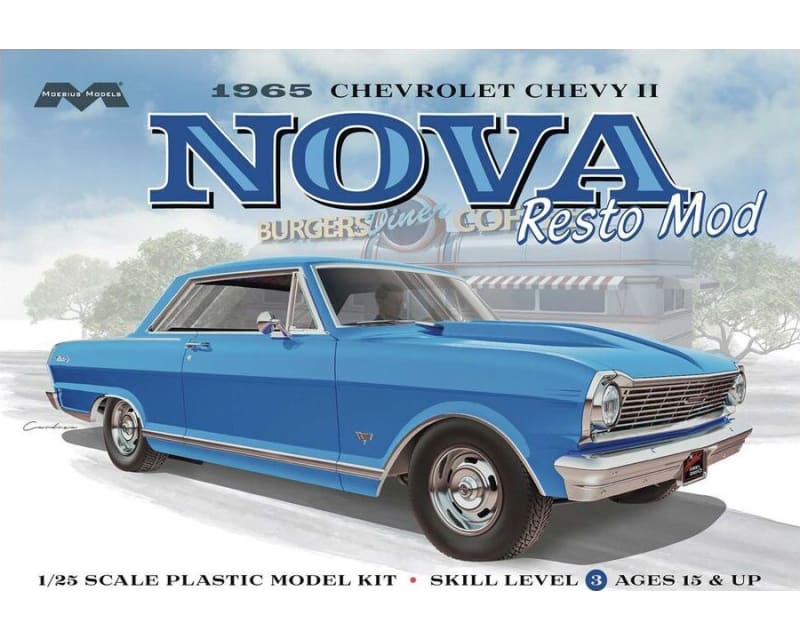 1965 Chevy II Nova Resto Mod Plastic Model Kit photo