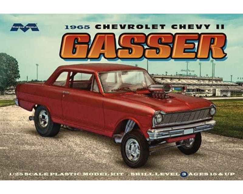 1965 Chevy Ii Gasser Plastic Model Kit