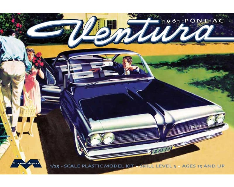1961 Pontiac Ventura Sd Plastic Model Kit