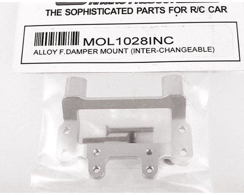 Tap to zoom Kyosho Mini Z Silver Aluminum Front Shock Tower