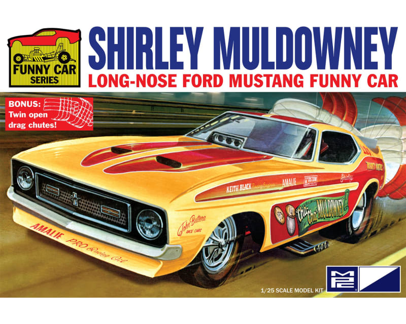 1/25 Shirley Muldowney Long Nose F0rd Mustang Fc Plastic Model K