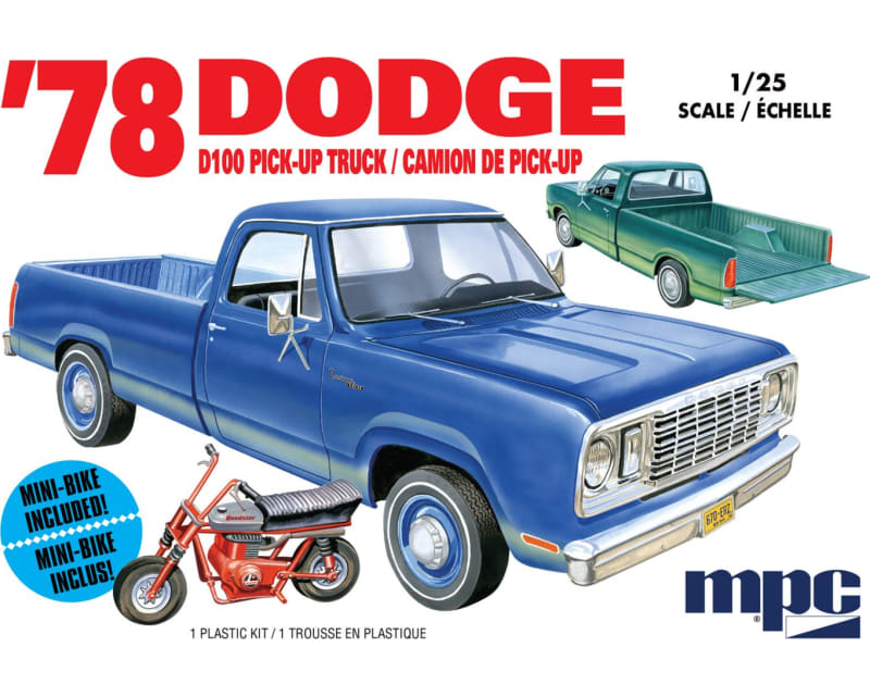 1/25 1978 D0dge D100 Custom Pickup 2t