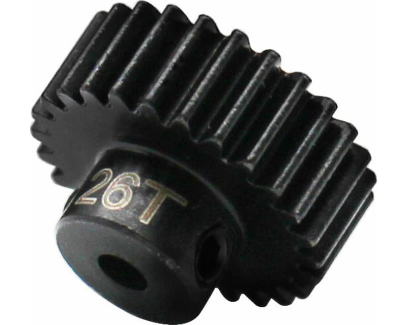 Tap to zoom 26t 0.5 Mod Hardened Steel Pinion Gear 2.3 Bore