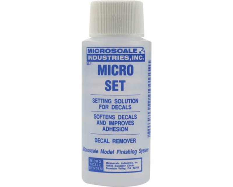 Tap to zoom Micro Set Solution - 1 Oz. Bottle (Decal Setting Solution/Remove