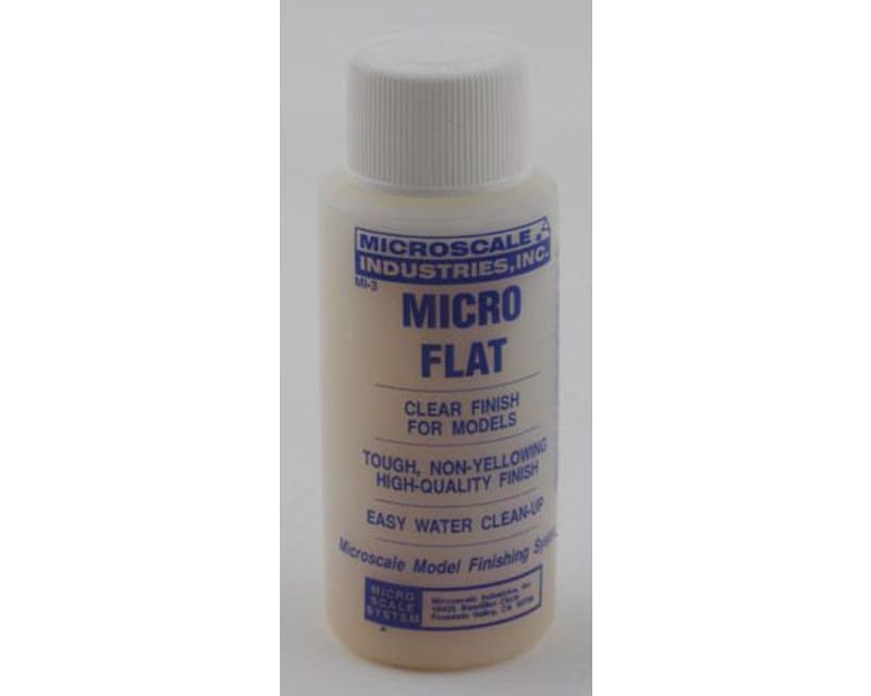 Micro Coat Flat - 1 Oz. Bottle (Clear Flat Finish)