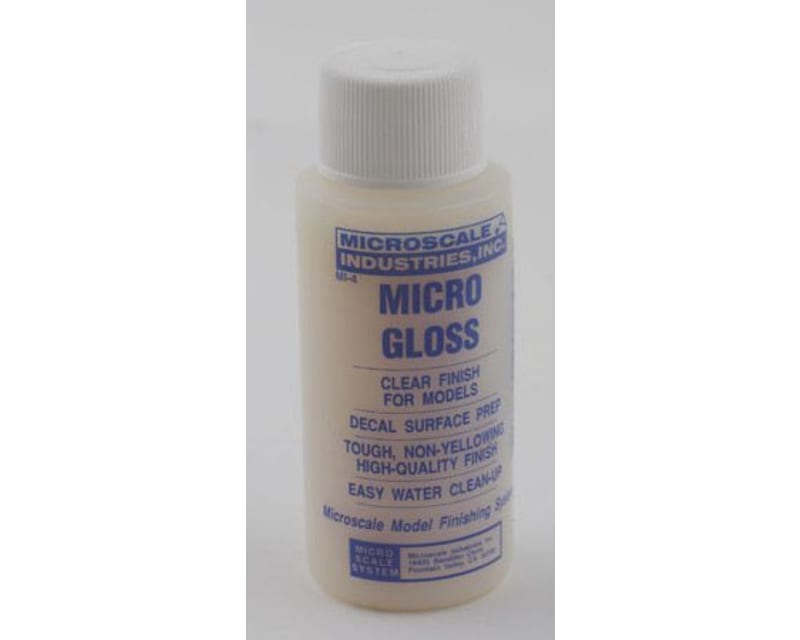Micro Coat Gloss - 1 Oz. Bottle (Clear Gloss Finish)