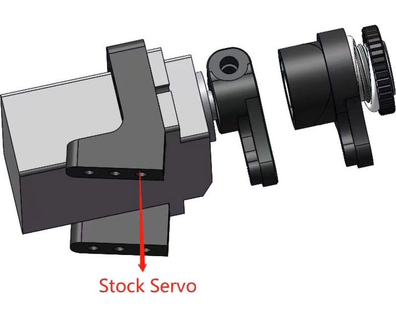 6061 Mod Servo Mount Mini-T-B 2 Drag