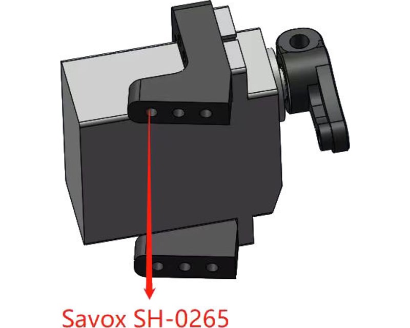 6061 Mod Servo Mount Mini-T-B 2 Drag