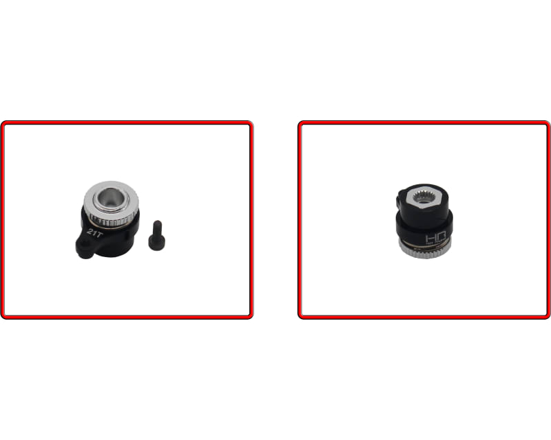 CNC Aluminum 21T Savox Servo Saver Losi Mini -T-B 2.0