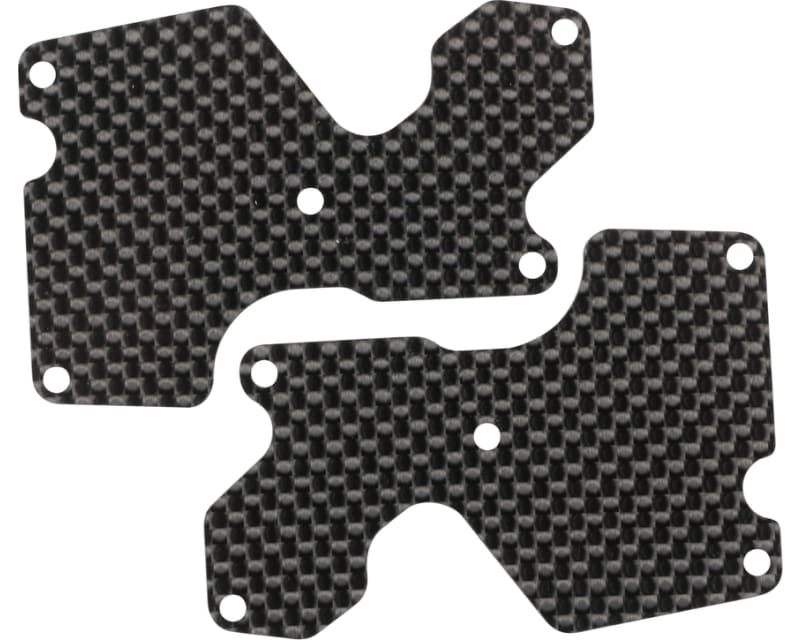 E2156 Graphite Rear Lower Suspension Arm Mount Plate 2 pieces (1
