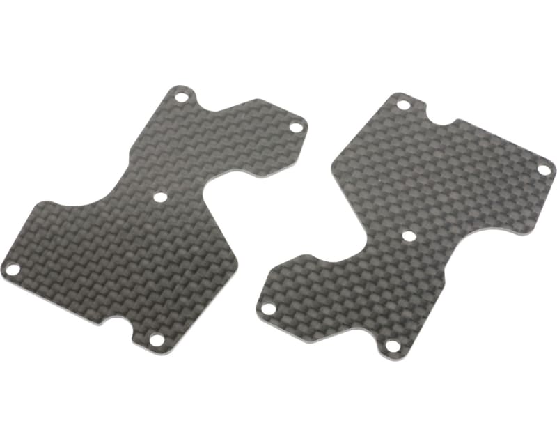 E2157 Graphite Rear Lower Suspension Arm Mount Plate 2 pieces 1.