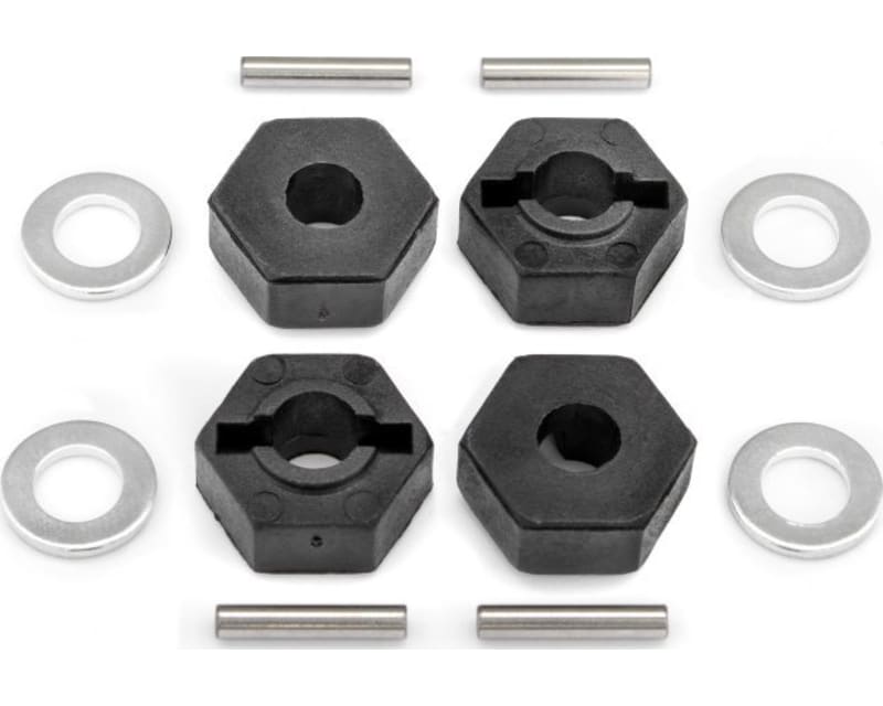 Tap to zoom 12mm Wheel Hex Hub Set 4 pieces Quantum Mt Xt
