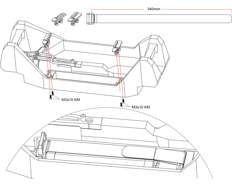 Tall Battery Hold-Downs Mxx