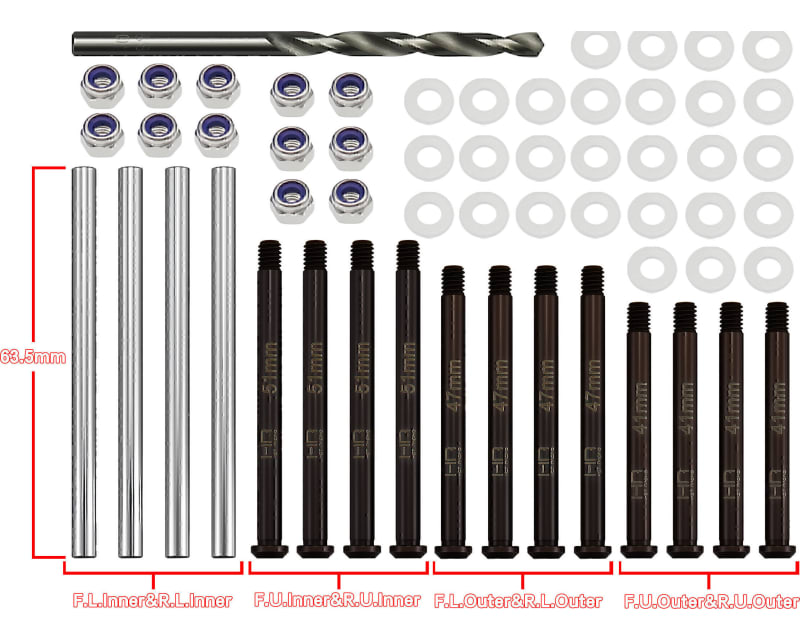 Hardened S2 Steel Hinge-Pin (16) Maxx