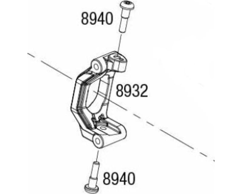 Aluminum Caster Blocks C-Hubs TRA Maxx