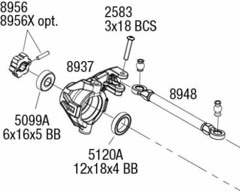 Aluminum Steering Toe Links Maxx
